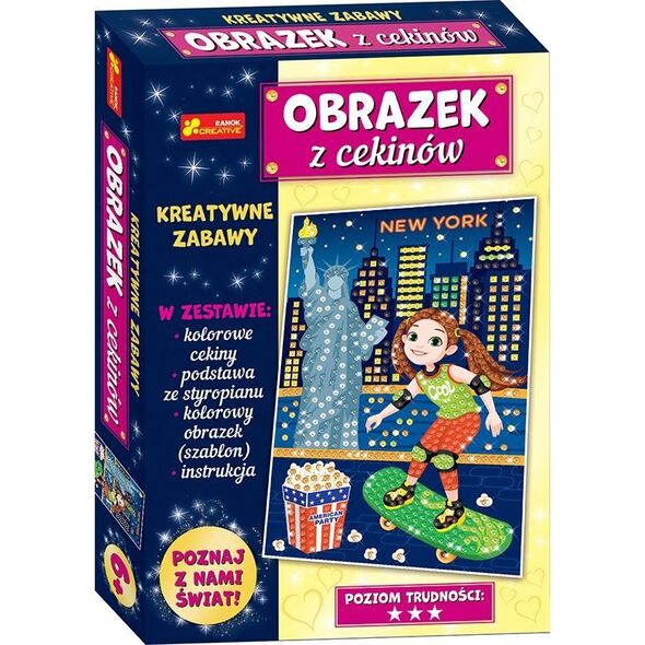 Ranok Cekinowy obrazek. Podróże małe i duże USA