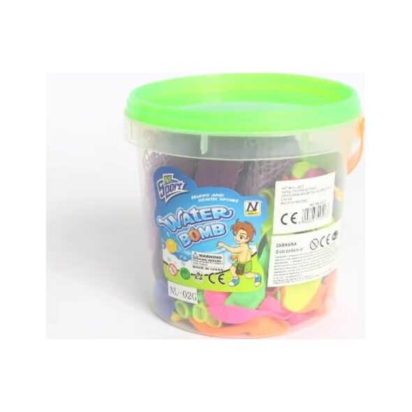 Balony wodne w wiaderku 12szt/opak NL-02G 05167