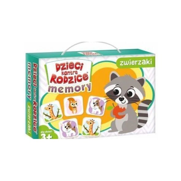 Kangur Dzieci kontra rodzice. Memory Zwierzaki (223210)