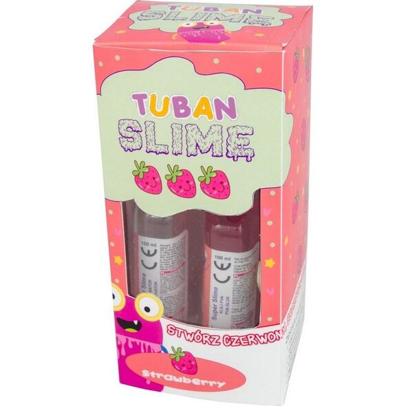 TUBAN Zestaw Diy Super Slime Truskawka TUBAN