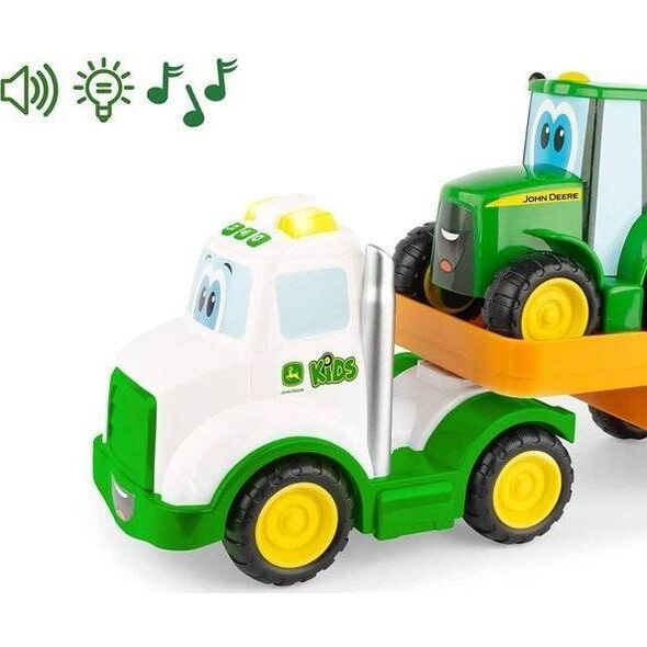 Tomy John Deere Laweta z traktorem