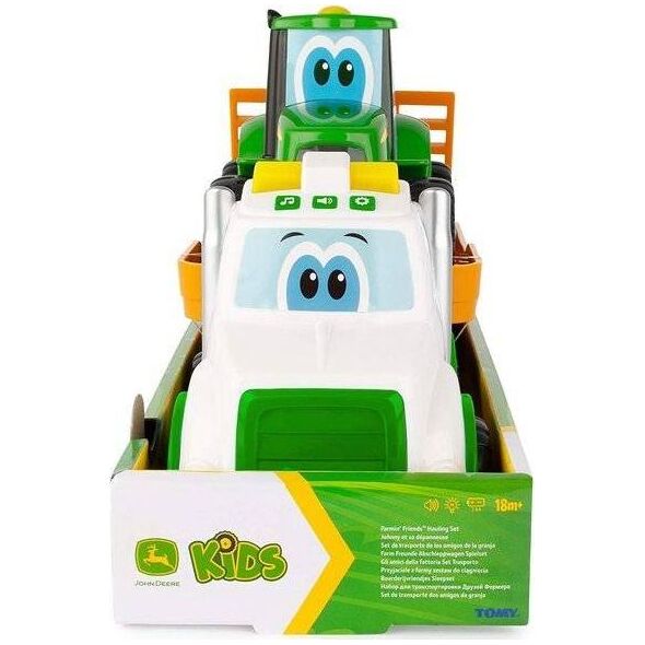 Tomy John Deere Laweta z traktorem