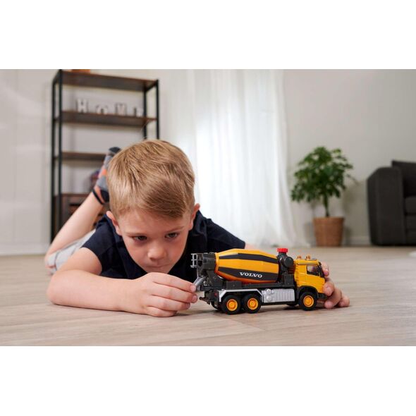 Majorette Volvo Pojazd Betoniarka Cement Mixer światło/dźwięk