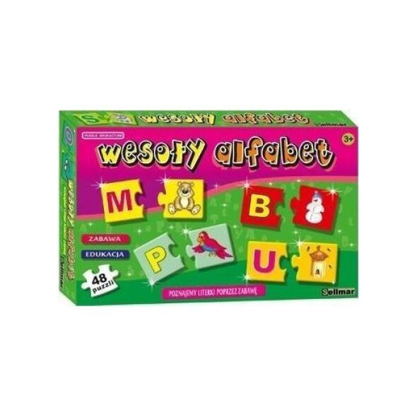 Abino Puzzle edukacyjne Wesoły alfabet ABINO