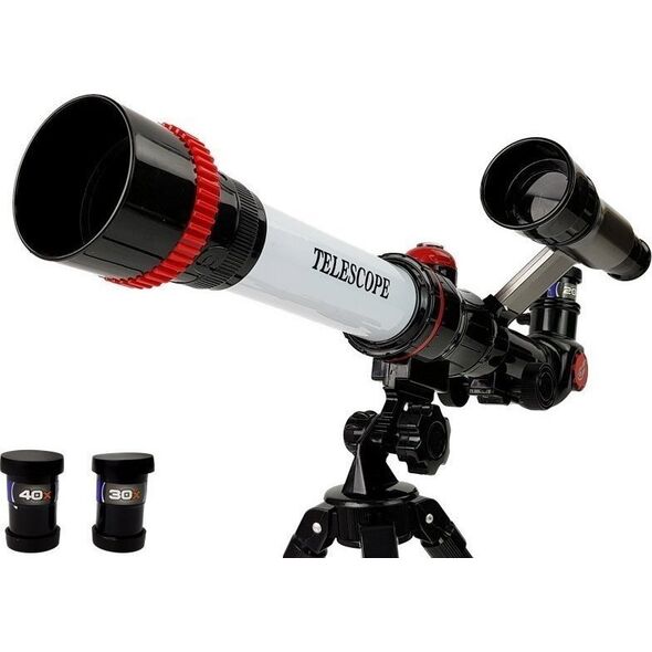 LeanToys Teleskop Naukowy Edukacyjny Astronomia 20x 30x 40x