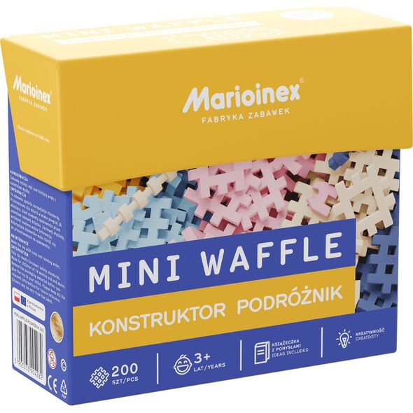Marioinex MARIOINEX WAFLE MINI WAFFLE 200el Podróżnik pastel