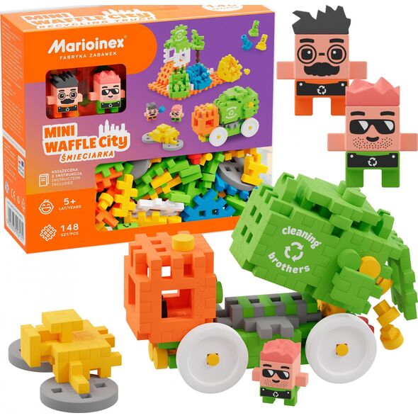 Marioinex MARIOINEX WAFLE MINI WAFFLE CITY ŚMIECIARKA 148 EL