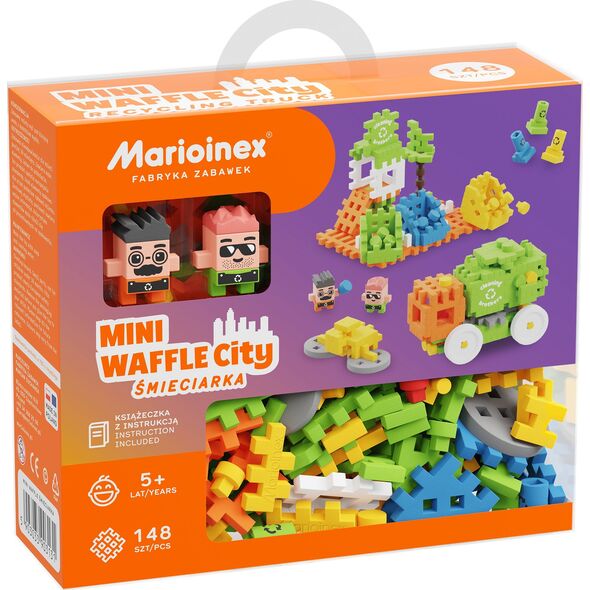 Marioinex MARIOINEX WAFLE MINI WAFFLE CITY ŚMIECIARKA 148 EL