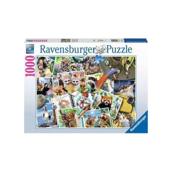 Ravensburger RAV puzzle 1000 Zwierzęta świata 17322