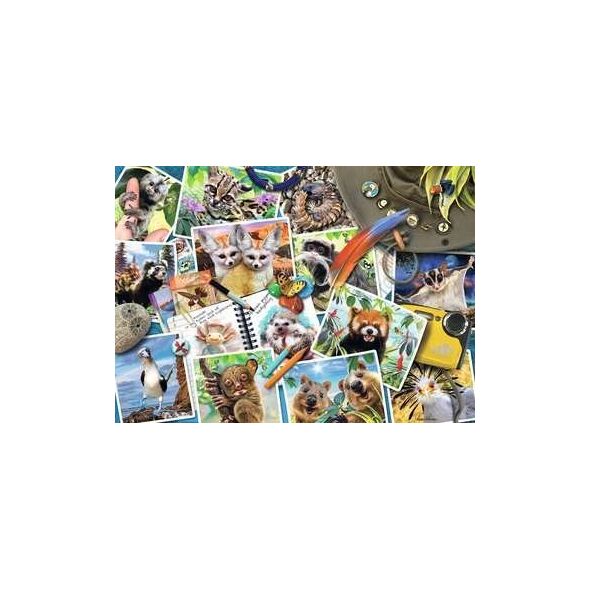 Ravensburger RAV puzzle 1000 Zwierzęta świata 17322