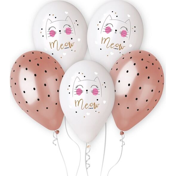 Gemar Balony Premium Hel Kotek, 13 cali/ 5 szt.
