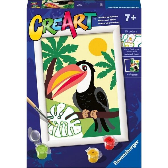 Ravensburger RAV CreArt dla dzieci (seria E): Tukan w dżungli