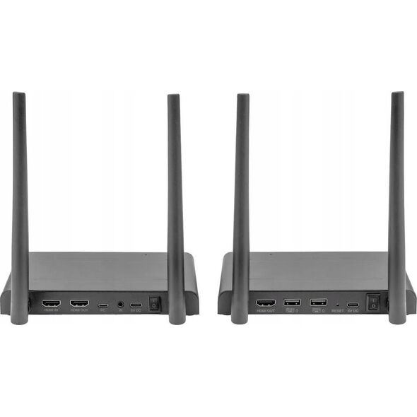 System przekazu sygnału AV Digitus DIGITUS 4K wireless HDMI Extender/Splitter Set  150m
