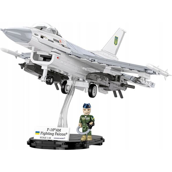 Cobi COBI 5893 Armed Forces Samolot wielozadaniowy F-16AM Fighting Falcon UA 500 klocków