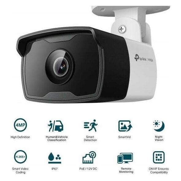 Kamera IP TP-Link 4MP OUTDOOR BULLET NETWORK CAM