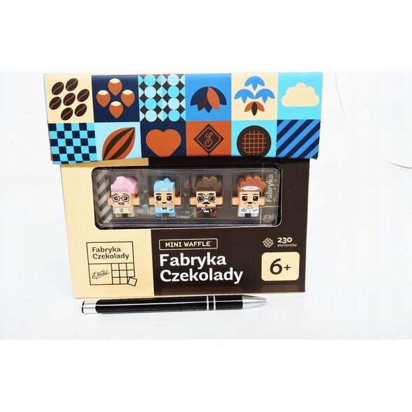 Marioinex Klocki Mini Waffle - Wadel Fabryka czekolady 230 elementów