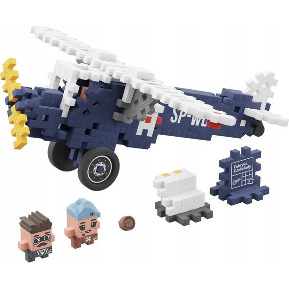 Marioinex Klocki Mini Waffle Wedel - Samolot RWD-13 120 elementów