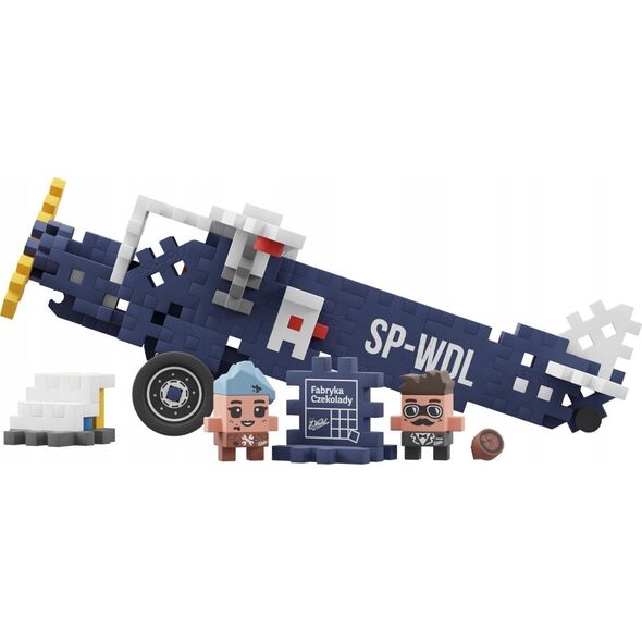 Marioinex Klocki Mini Waffle Wedel - Samolot RWD-13 120 elementów