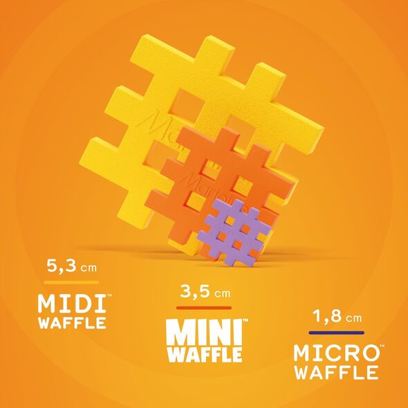 Marioinex Klocki Mini Waffle - Wedel Słodka furgonetka 100 elementów