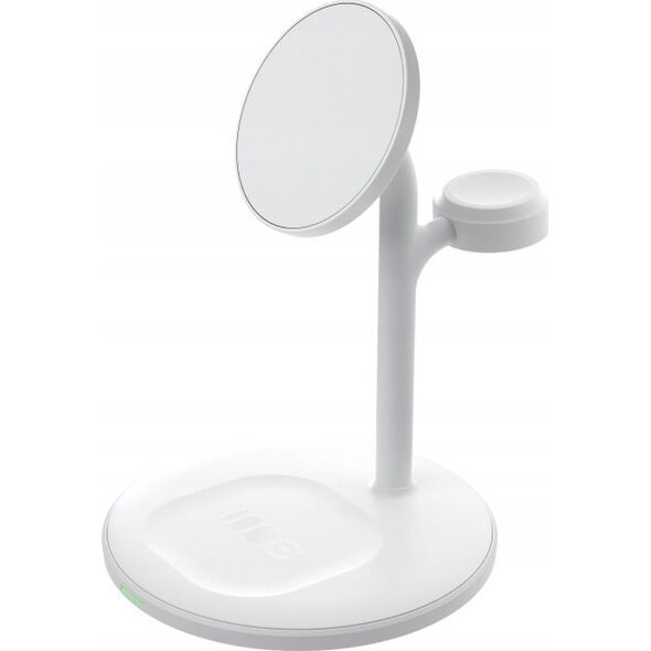 Ładowarka Green Cell Greencell MagScape Ładowarka Indukcyjna Stand 3w1 MagSafe do iPhone, Apple Watch, AirPods i innych słuchawek bezprzewodowych
