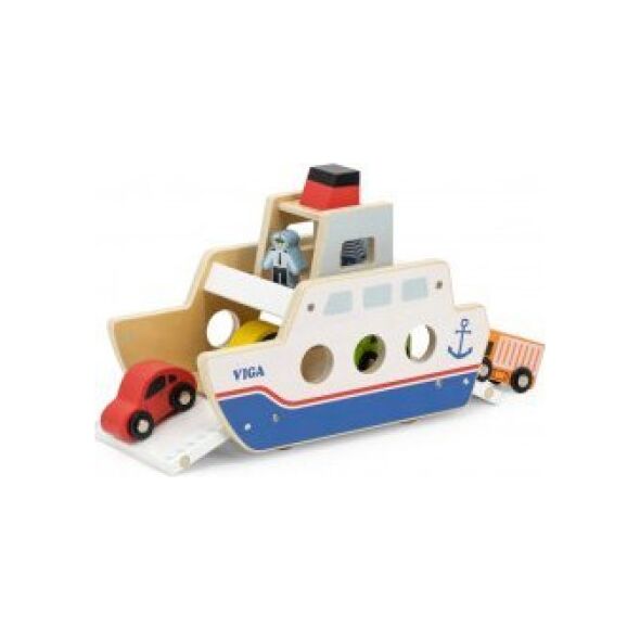 Viga Toys Viga 44684 Drewniany prom samochodowy