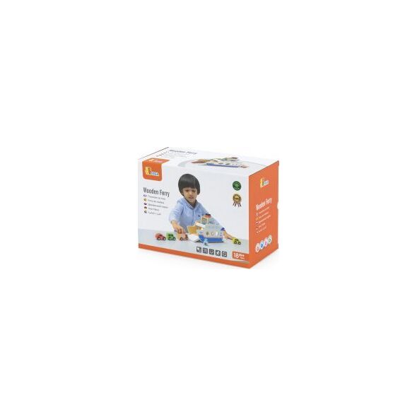 Viga Toys Viga 44684 Drewniany prom samochodowy