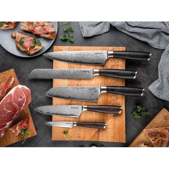 Boker Nóż Boker Meisterklinge Damast Chefs Knife Large