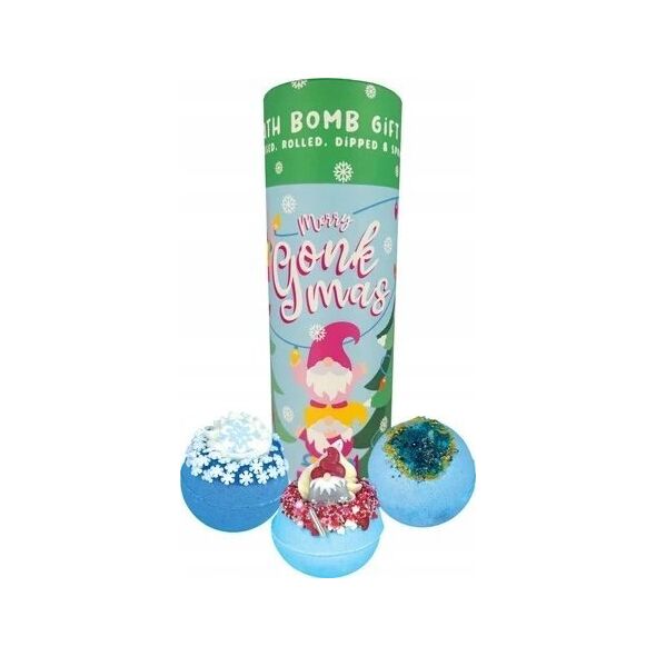 BOMB COSMETICS_SET Σετ Merry Gonkmas με χριστουγεννιάτικες μπόμπες μπάνιου, 3 τεμ. 14415157 5037028278444