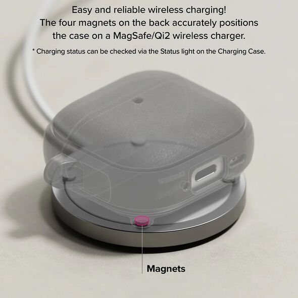 Ringke Case for AirPods 4 - Ringke Onyx Magnetic - Warm Gray 8800274964167 έως 12 άτοκες Δόσεις