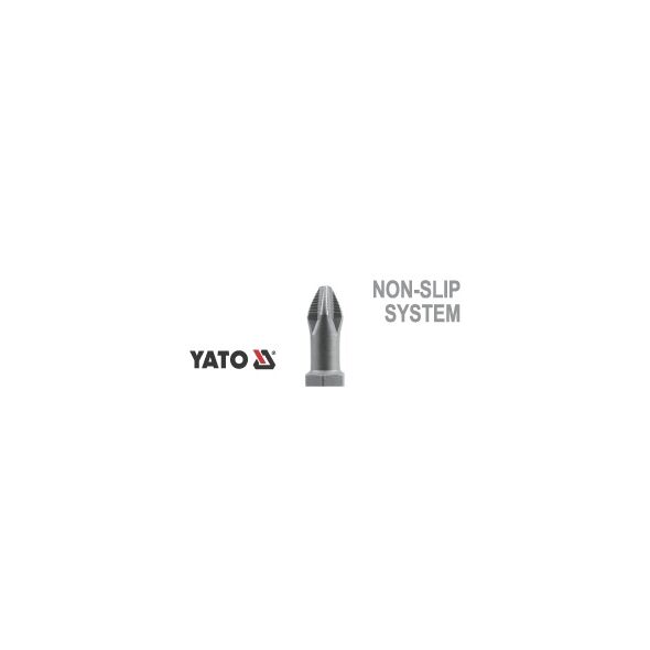 Μύτη κατσαβιδιού Yato Phillips ph2 1/4x100mm (YT-0485) 3021628 5906083904851