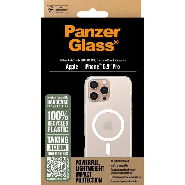 PanzerGlass PanzerGlass HardCase White MagSAFE  iPhone '24 6.9" Pro