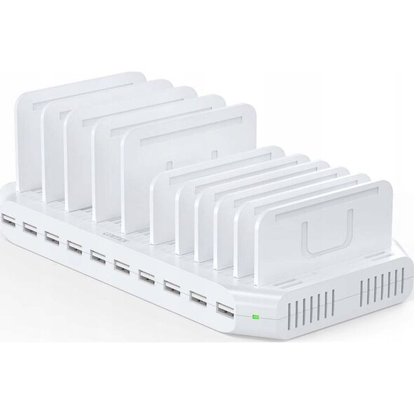 Unitek Unitek Stacja ładująca 10xUSB 2.4A 60W biała