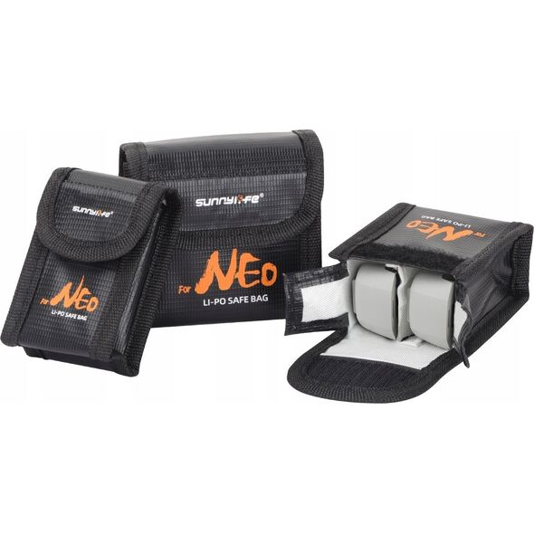 SunnyLife Futerał Etui Pokrowiec 2x AKUMULATOR BATERIA do Drona DJI NEO Ognioodporny / NE-DC849