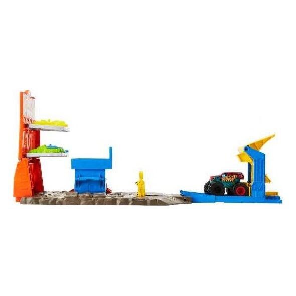Hot Wheels Tor samochodowy Demolka na stacji  (HFB12)