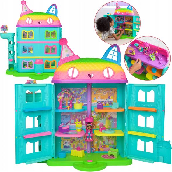 Spin Master SPIN GABI tęczowy dom z windą+figurka 6071380 /1