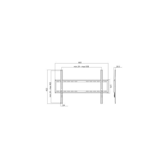 LogiLink Uchwyt ścienny BP0038 37'' - 70''