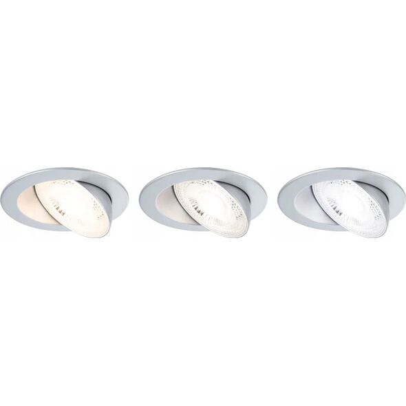 Oprawa do wbudowania ANMUS LED 3-STEP DIM 5W 700lm 105mm 2700K-6500K IP20 230V chrom matowy / aluminium