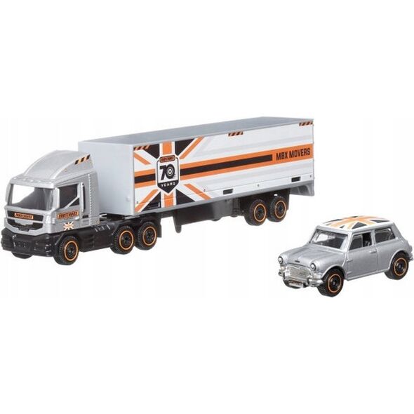 Mattel Pojazd transportowy + autko Matchbox Convoys