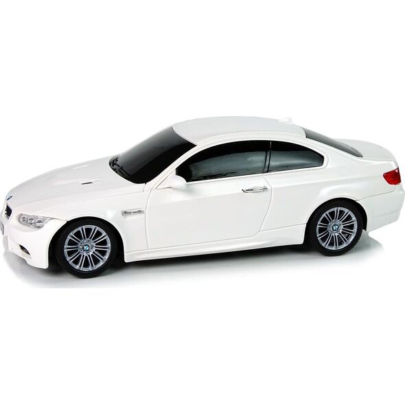 LeanToys Import LEANToys Auto Zdalnie Sterowane BMW M3 Białe 2,4 G Pilot Kierownica 1:18 Dźwięk Światła
