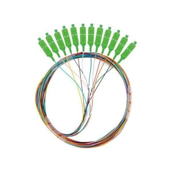 Lanberg Pigtail SM SC/APC Easy Strip 9/125 G657A1 12X2M multikolor