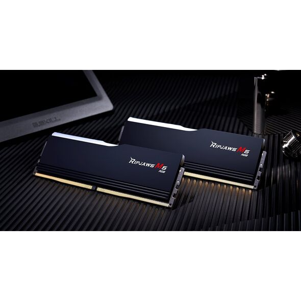 Pamięć G.Skill Ripjaws M5 RGB, DDR5, 48 GB, 5200MHz, CL40 (F5-5200J4040A24GX2-RM5RK)
