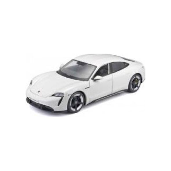Bburago Porsche Taycan Turbo S White 1:24 BBURAGO