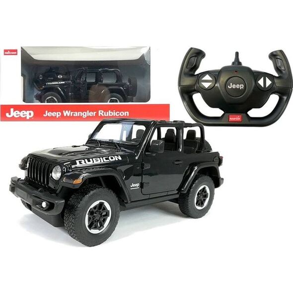 Rastar Auto R/C Jeep Wrangler Rubicon 1:14 Rastar Czarny