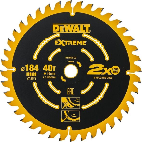 Dewalt tarcza 184x16x40t do dcs365