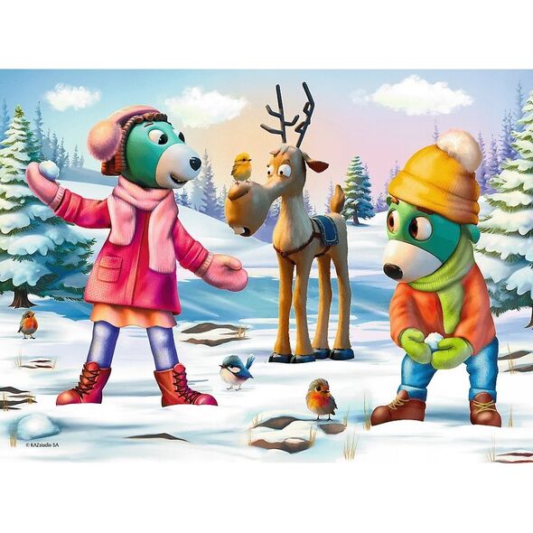 Trefl PUZZLE 30 Świąteczny czas Treflików 18313