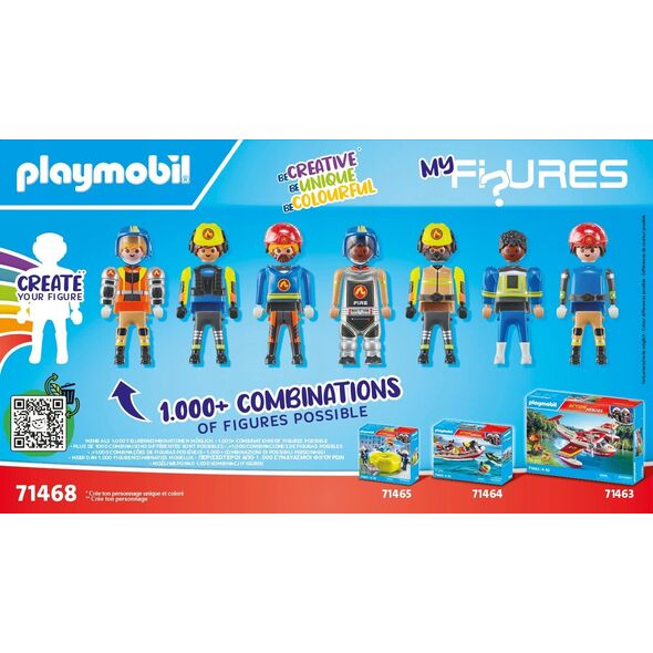 Playmobil Zestaw figurek Action Heroes 71468 My Figures: Straż pożarna