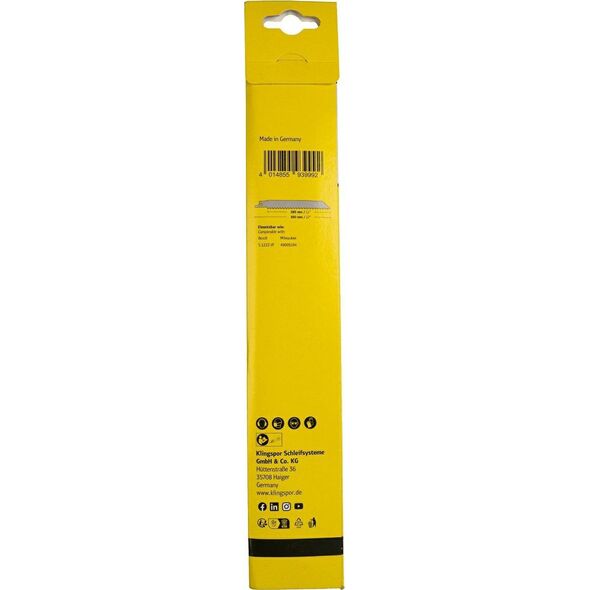 Klingspor KLINGSPOR RECIMER SAW LADE 300x19x0,9mm RS 993 AQ /5 τεμ. 14046373 4014855939992