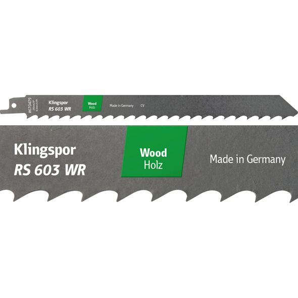 Klingspor KLINGSPOR RECIMER SAW LADE 300x19x1,2mm RS 603 WR /5 τεμ. 14046390 4014855939879