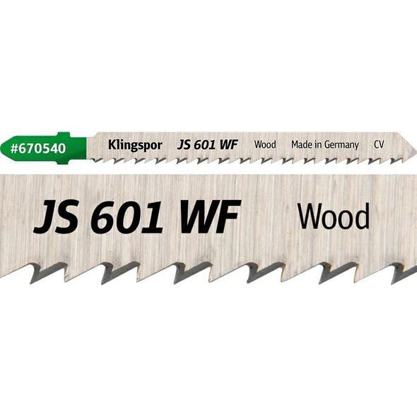 Klingspor KLINGSPOR ΛΑΜΑ ΣΕΓΑΣ 130x8x1,45mm JS 601 WF /5 τεμ. 14046395 4014855939794