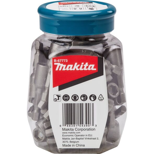 Makita MAKITA ΜΑΓΝΗΤΙΚΗ ΠΡΙΖΑ 1/4" HEX 8x50mm / 50 τεμ. 14182701 88381543903
